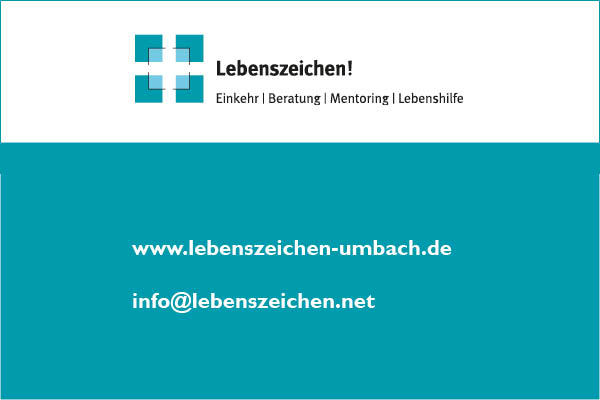 Lebenszeichen - Einkehr, Beratung, Mentoring, Lebenshilfe